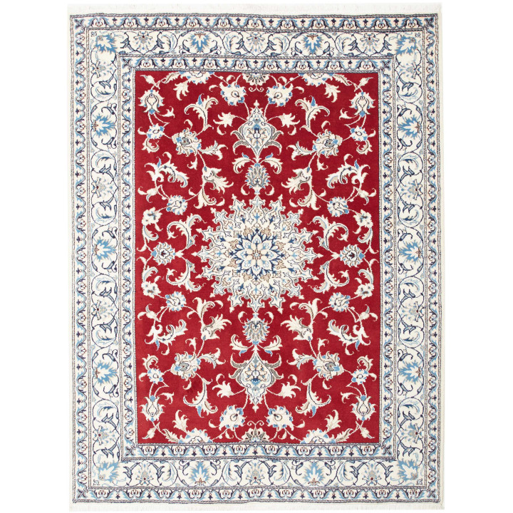 Hand Made Rug Nain Kashmar Persia 153x202 Red W