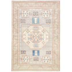 Rug Kazak Afghanistan 202x297 Pearl Grey Cream