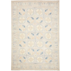 Rug Kazak Afghanistan 205x297 Light Grey-beige