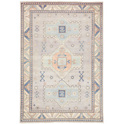 Rug Kazak Afghanistan 189x278 Grey-lavender Lig