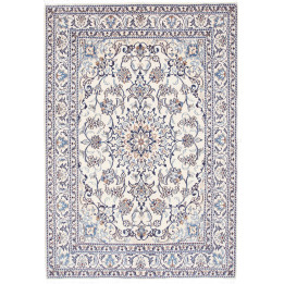 Hand Made Rug Nain Kashmar Persia 145x203 Ivory