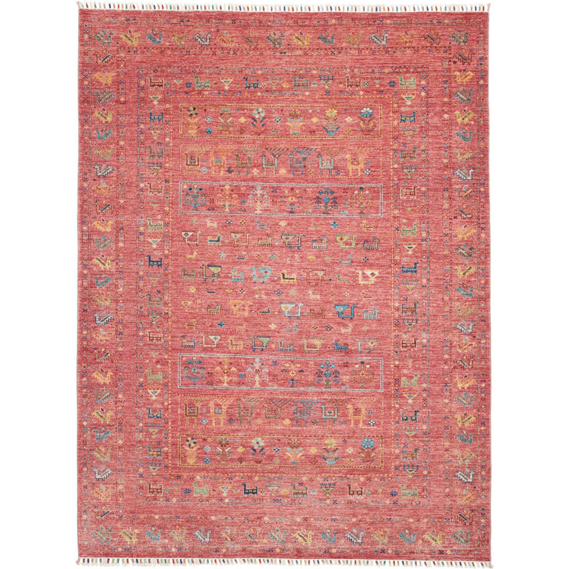 Rug Rubin Pakistan 176x235 Terracotta Blue