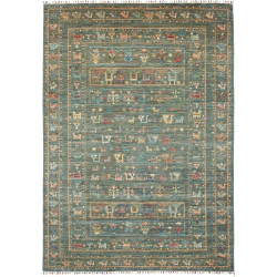 Rug Rubin Pakistan 168x238 Teal Multicolor
