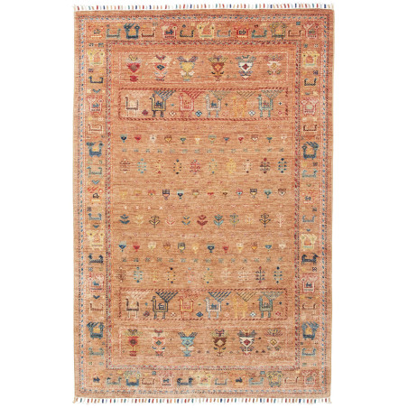 Rug Rubin Pakistan 124x185 Terracotta
