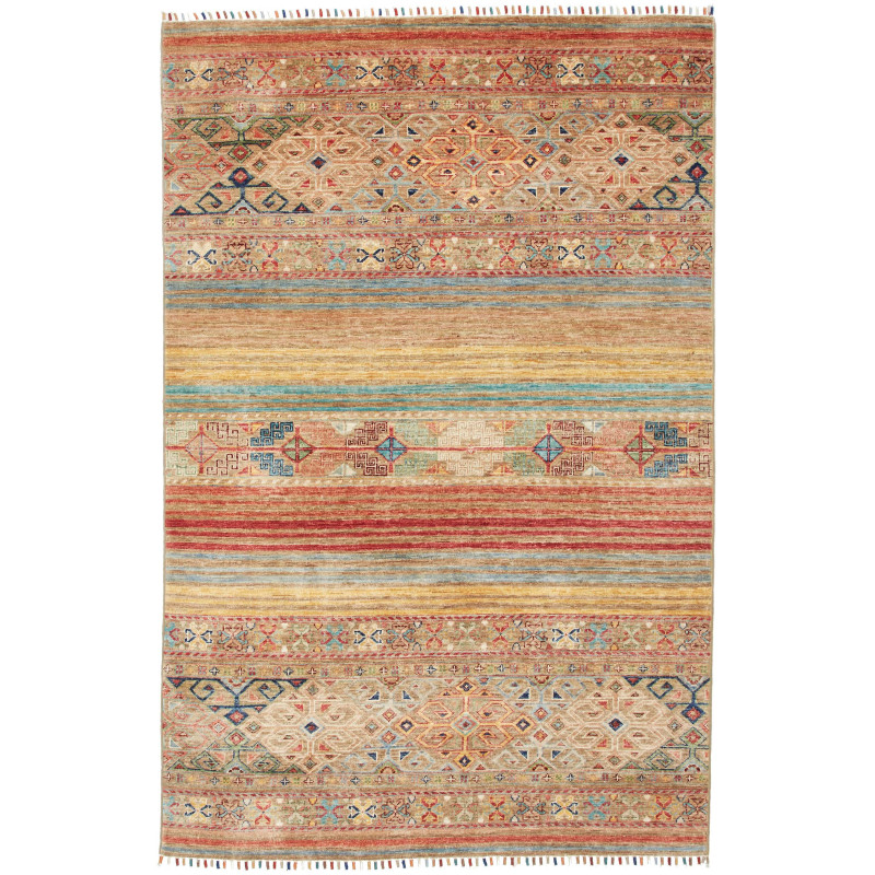 Rug Rubin Pakistan 134x204 Multicolor Beige
