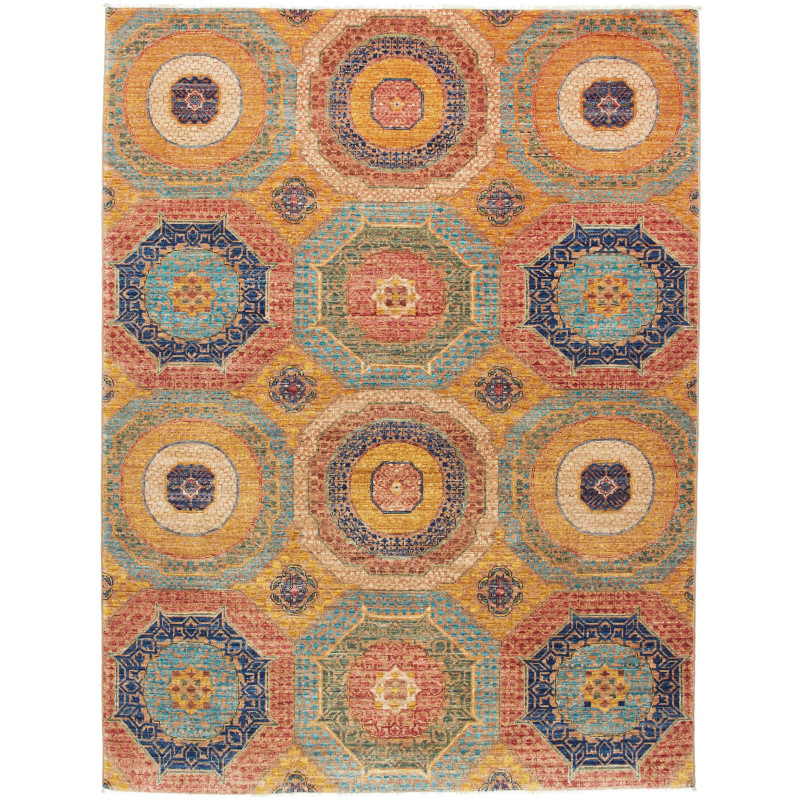 Rug Mamlouk Pakistan 149x200 Gold Ochre