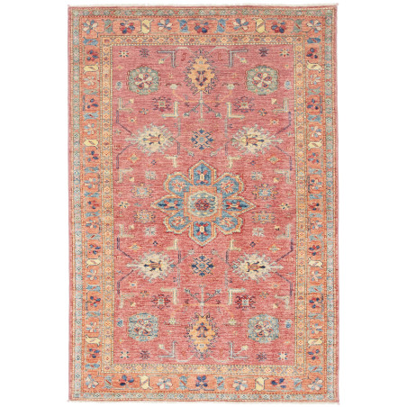 Rug Kazak Fine Pakistan 126x189 Antique Coral R