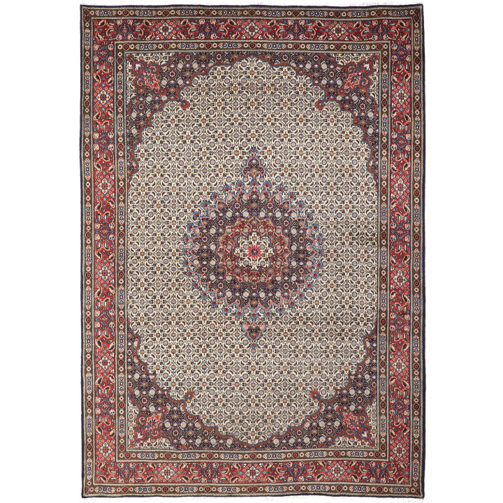 Hand Made Rug Moud Persia 200x290 Ivory Brick R
