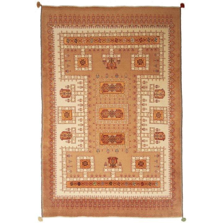 Hand Made Rug Nimbaft Persia 207x317 Beige Ivor