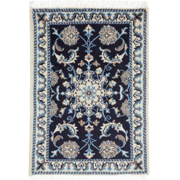 Tappeto Originale Nain Kashmar Persia 60x90 Blu