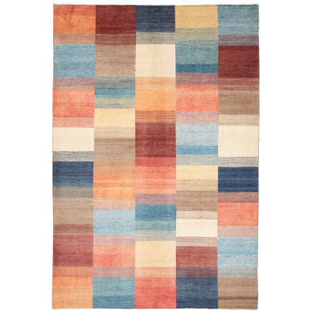 Rug Mosaic Pakistan 198x293 Multicolored Blue