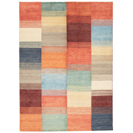 Rug Mosaic Pakistan 141x201 Multi-color: Coral