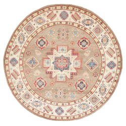 Rug Kazak Afghanistan 239x234 Taupe Cream