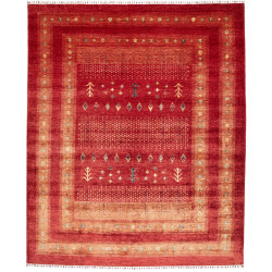 Rug Siva Pakistan 240x298 Red Terracotta