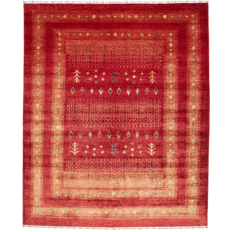 Rug Siva Pakistan 240x298 Red Terracotta