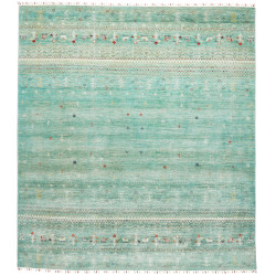 Rug Siva Pakistan 249x275 Turquoise Aquamarine