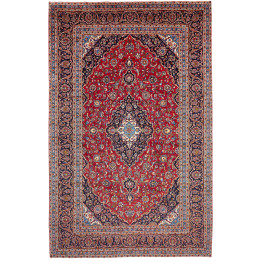 Tappeto Originale Ardakan Persia 245x387 Rosso