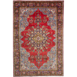 Tappeto Originale Sarough Persia 220x338 Rosso