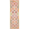 Rug Kilim Afghanistan 79x254 Ivory Pink