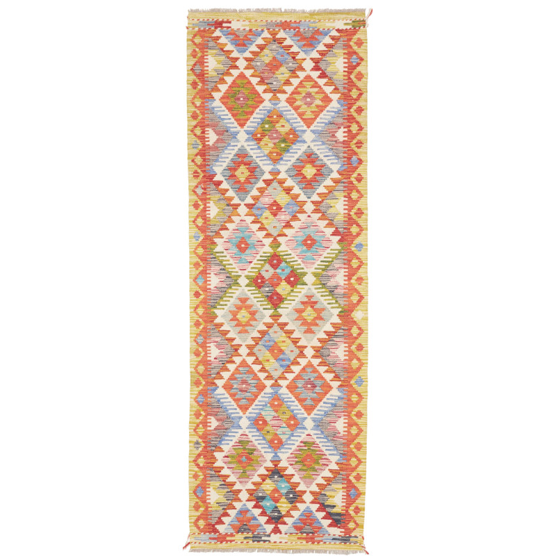 Rug Kilim Afghanistan 80x247 Terracotta Orange