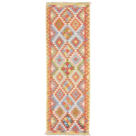 Rug Kilim Afghanistan 80x247 Terracotta Orange