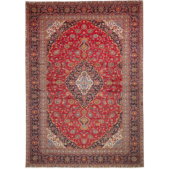 Hand Made Rug Ardakan Persia 280x403 Red Dark B