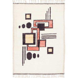 Rug Gabbeh Marrakech Pakistan 130x181 Cream Bla