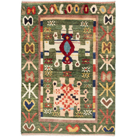 Rug Gabbeh Marrakech Pakistan 126x182 Forest Gr