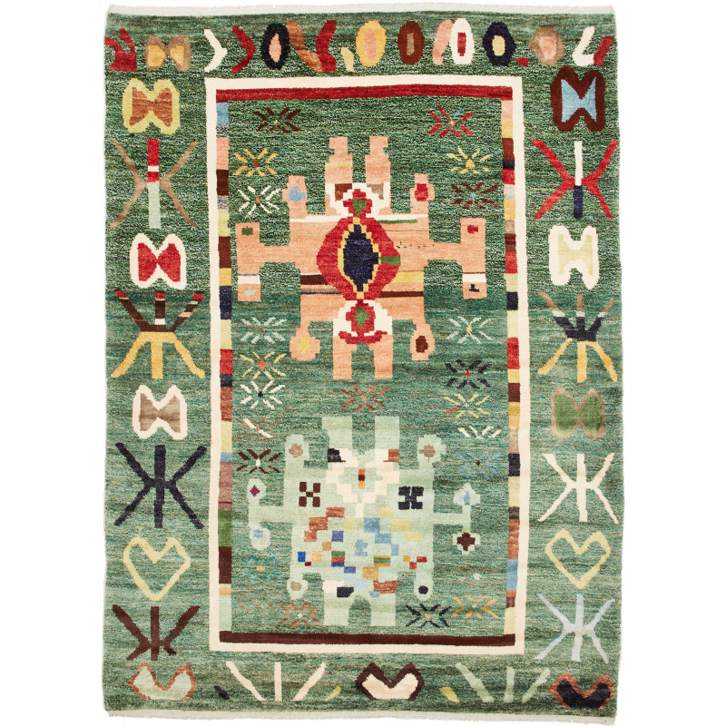 Rug Gabbeh Marrakech Pakistan 177x243 Emerald G
