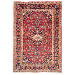 Hand Made Rug Kashan Fine Persia 97x140 Red Dar