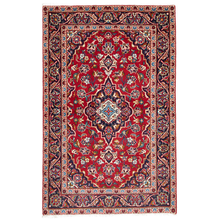 Hand Made Rug Kashan Fine Persia 104x158 Red Da
