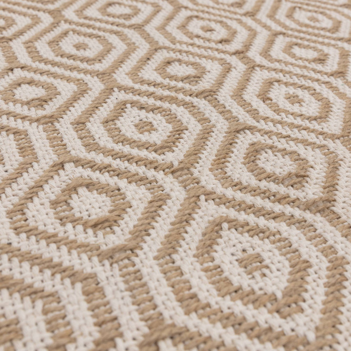 Rug Global geometric cream and taupe 160x230 cm