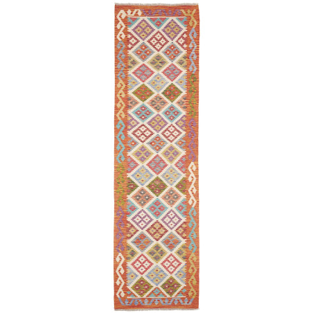 Rug Kilim Afghanistan 79x298 Terracotta Orange