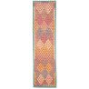 Rug Kilim Afghanistan 79x297 Coral Red Sky Blue