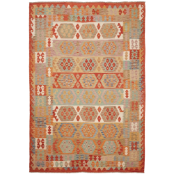 Kilim 199x294 Cm Kilim, Afghanistan, Hand-carded Wool (warp: