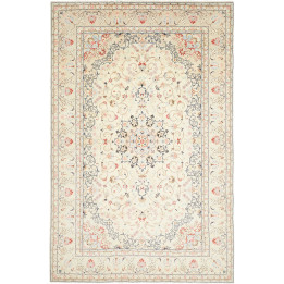 Tappeto Originale Kashan Persia 195x300 Avorio