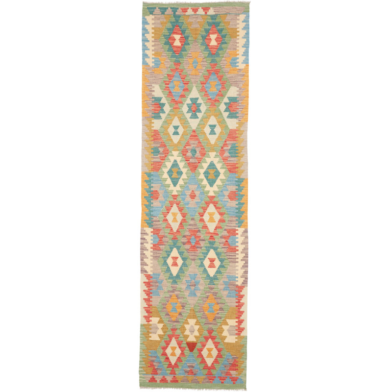 Rug Kilim Afghanistan 81x294 Multi-color Coral