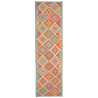 Rug Kilim Afghanistan 84x292 Red Blue Orange Ye