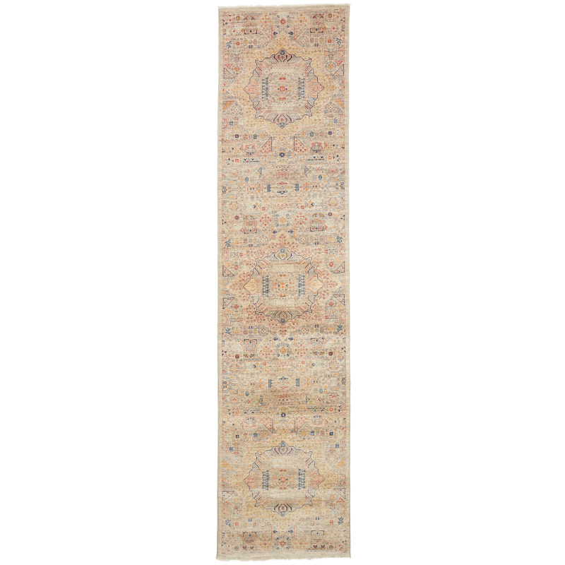 Rug Mamlouk Pakistan 82x345 Beige Terracotta