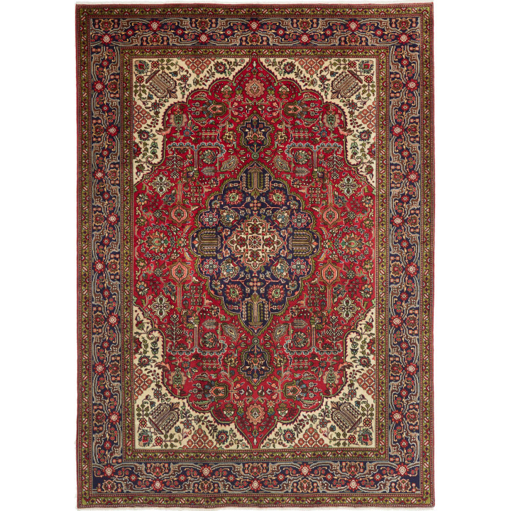 Tappeto Originale Tabriz Persia 204x290 Rosso B