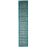 Rug Mamlouk Pakistan 82x396 Teal Of Beige