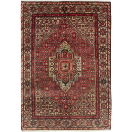 Hand Made Rug Zandjan Persia 126x190 Red Beige