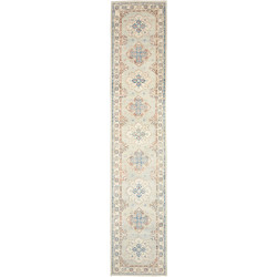 Rug Kazak Afghanistan 79x387 Muted Blue Brick R