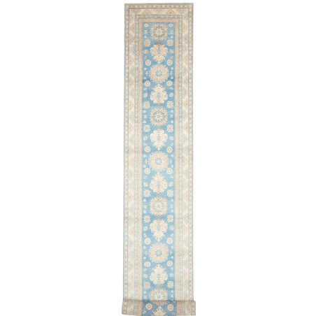 Rug Kazak Afghanistan 82x583 Light Blue Beige