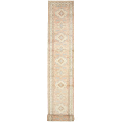 Rug Kazak Afghanistan 79x604 Peach Cream