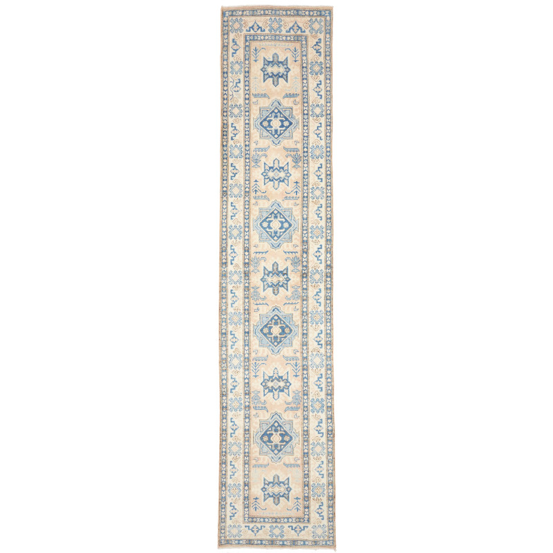 Rug Kazak Afghanistan 77x373 Beige Cream