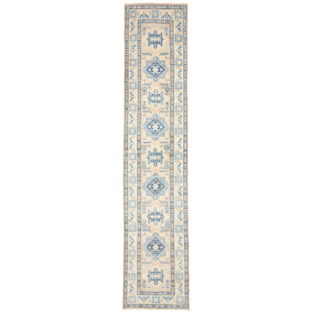 Rug Kazak Afghanistan 77x373 Beige Cream