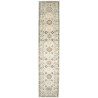 Rug Kazak Afghanistan 84x392 Pale Blue Beige