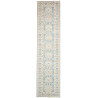 Rug Kazak Afghanistan 90x394 Dusty Blue Beige