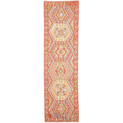 Rug Kilim Afghanistan 85x298 Terracotta Coral